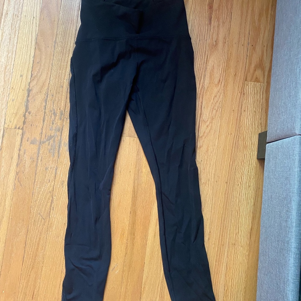 Women's Black Lululemon Speed Tight